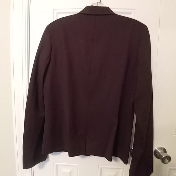 Liz Claiborne blazer size 10 Chocolate brown - Picture 3 of 6